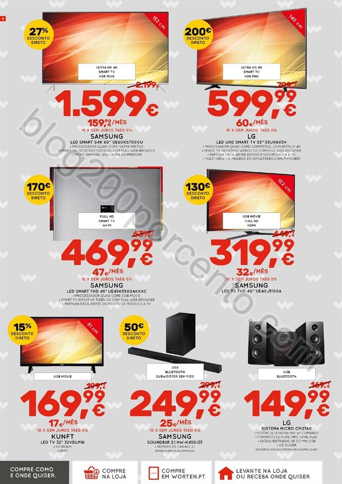 Antevisão Folheto WORTEN Promoções de 15 a 24 d