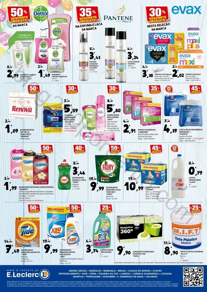 Antevisão Folheto E-LECLERC Promoções de 10 a 1