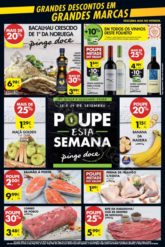 Antevisão Folheto PINGO DOCE Madeira Promoções 