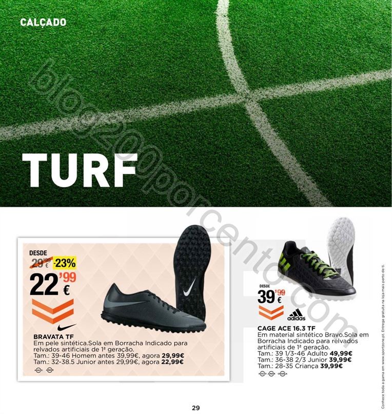 Novo Folheto SPORT ZONE Especial Futebol promoçõ