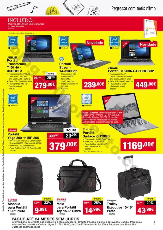 01 antevisão Folheto STAPLES Tecnologia 7 a 26 se