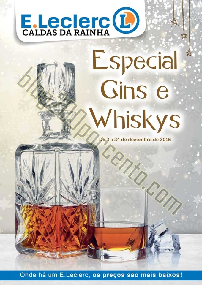 Antevisão Folheto E-LECLERC Especial Gins de 2 a 