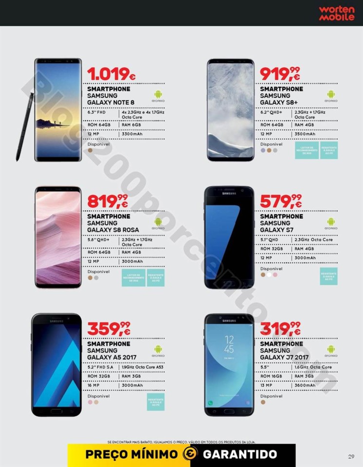 Antevisão Folheto WORTEN Mobile Promoções 25 ja