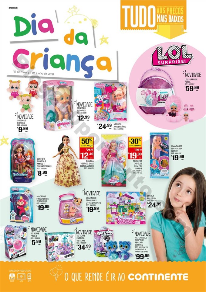 Antevisão Folheto CONTINENTE Dia da Criança de 1