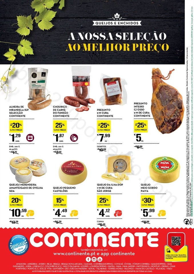 Antecipação Folheto CONTINENTE Feira QVE de 23 a