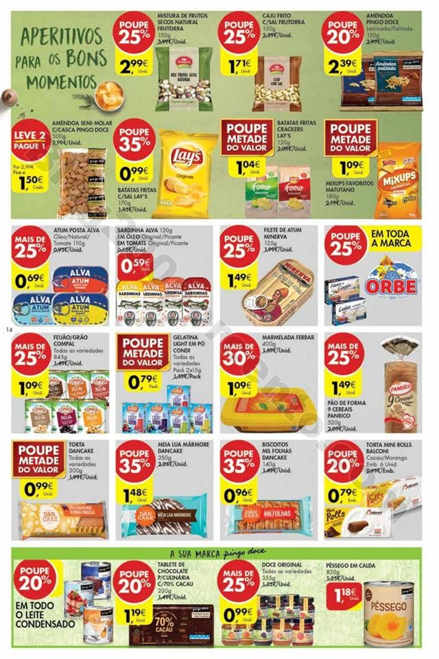 Antevisão Folheto PINGO DOCE Promoções de 14 a 