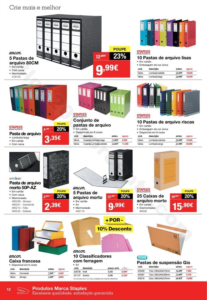 Antevisão Folheto STAPLES Promoções de 5 a 20 m