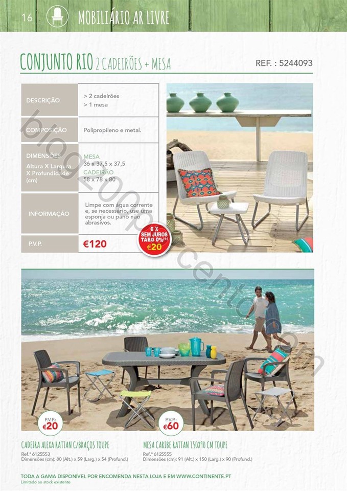 Novo Folheto CONTINENTE Ar Livre até 15 agosto p1