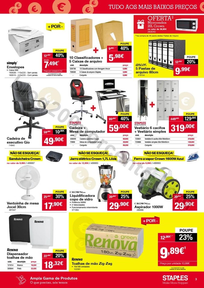 Antevisão Folheto STAPLES Promoções de 7 a 13 j