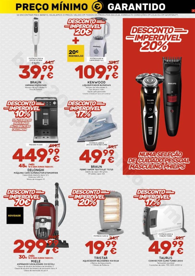 Antevisão Folheto WORTEN Promoções de 9 a 15 no