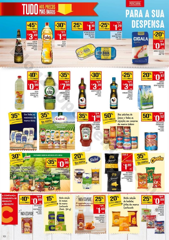 Antevisão Folheto CONTINENTE Promoções de 3 a 9