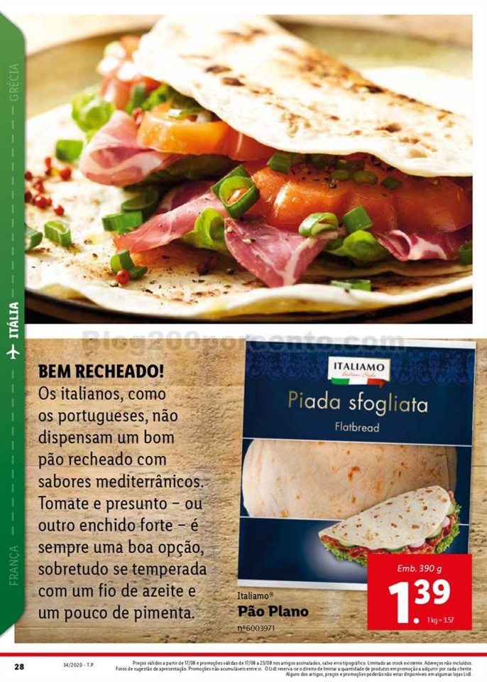 Viagem de Sabores LIDL Promoções a partir de 17 
