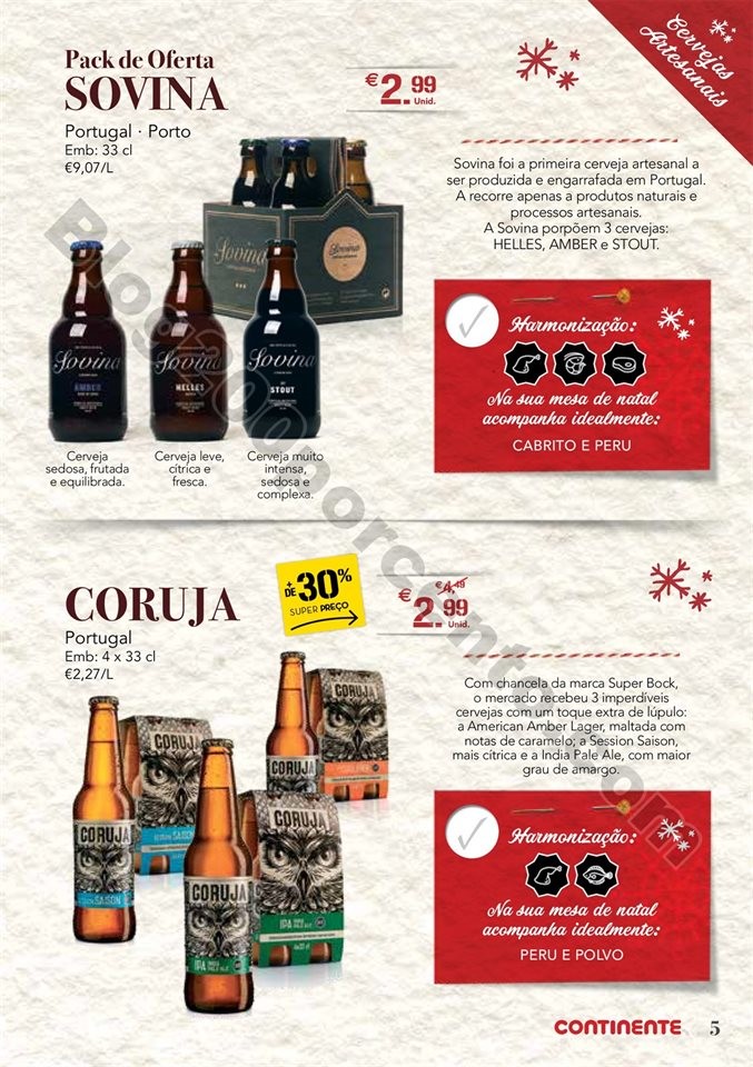 Antevisão Folheto CONTINENTE Cervejas 27 novembro