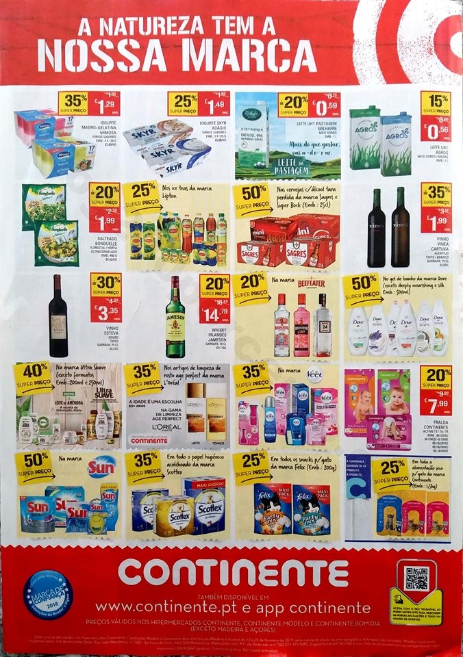 antevisao fim de semana continente folheto 22 a 25