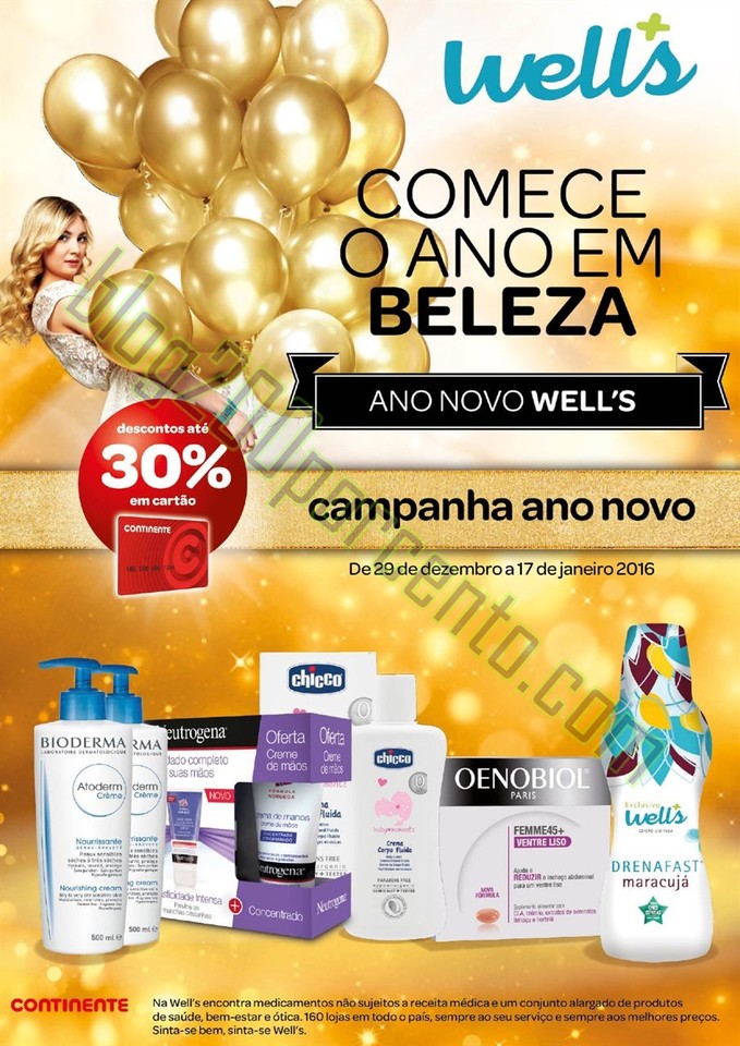 Antevisão Folheto WELLS Ano Novo Promoções de 2