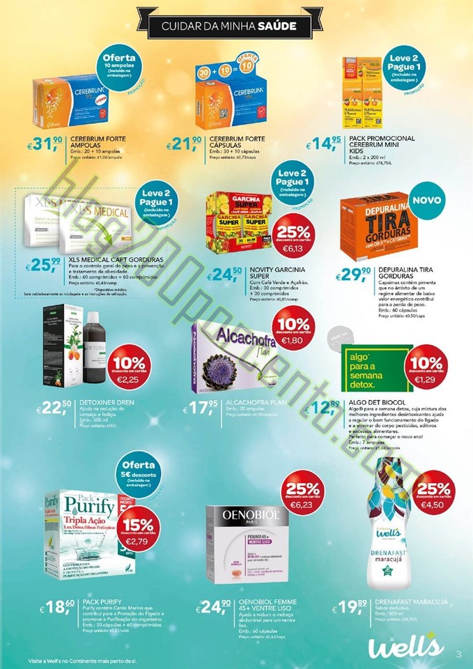 Antevisão Folheto WELLS Ano Novo Promoções de 2