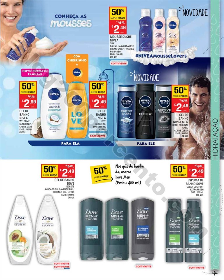 Antevisão Folheto CONTINENTE Beleza Verão Promo