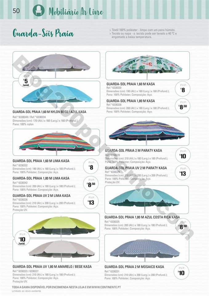 Antevisão Catálogo CONTINENTE Ar livre de 8 maio
