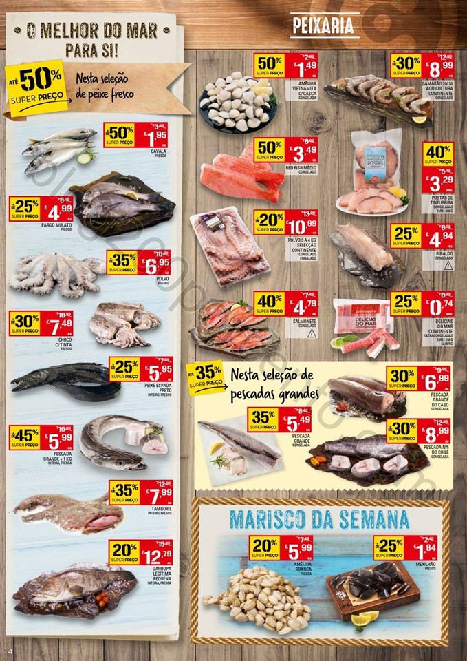 Antevisão Folheto CONTINENTE Promoções de 4 a 1