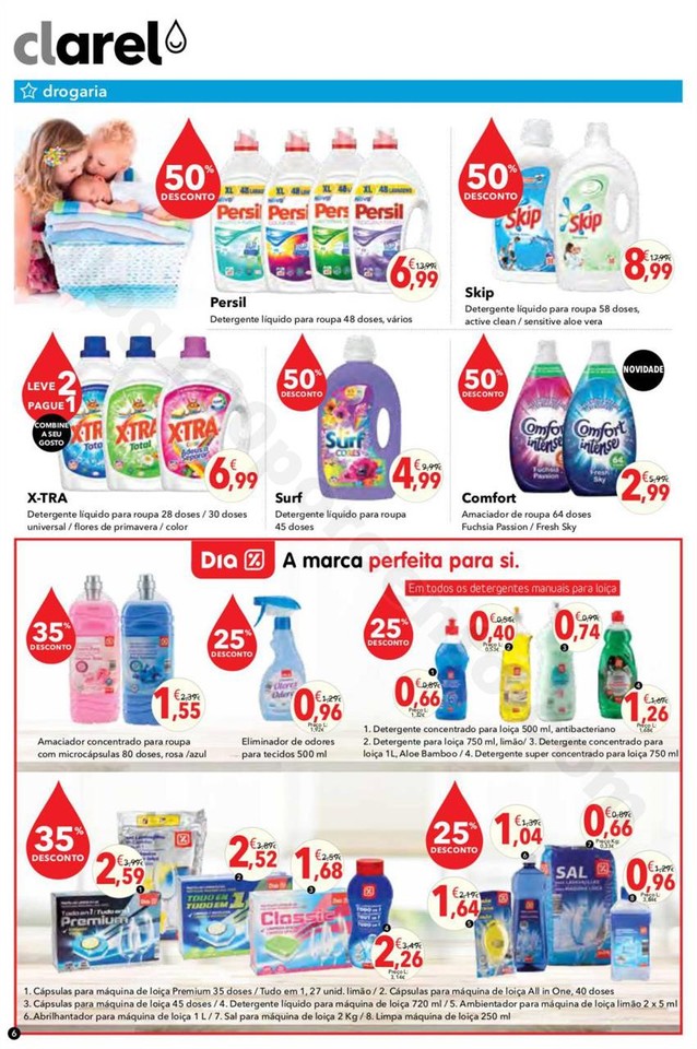 Antevisão Folheto CLAREL promoções de 5 a 18 ou