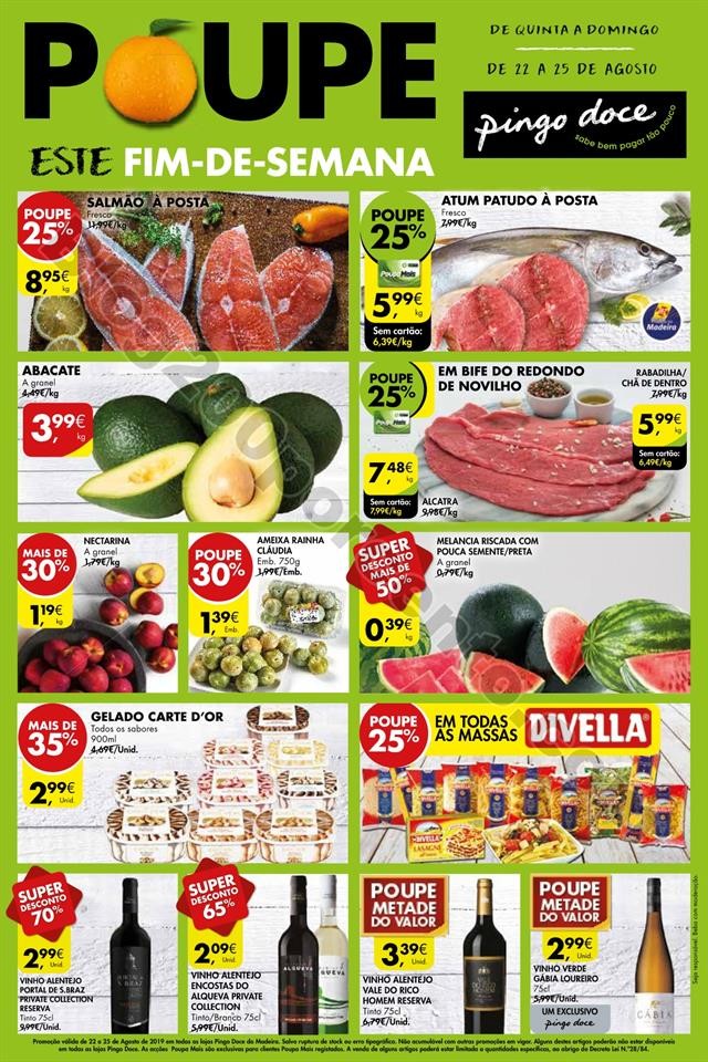 fim de semana pingo doce madeira 22 a 25 agosto p1