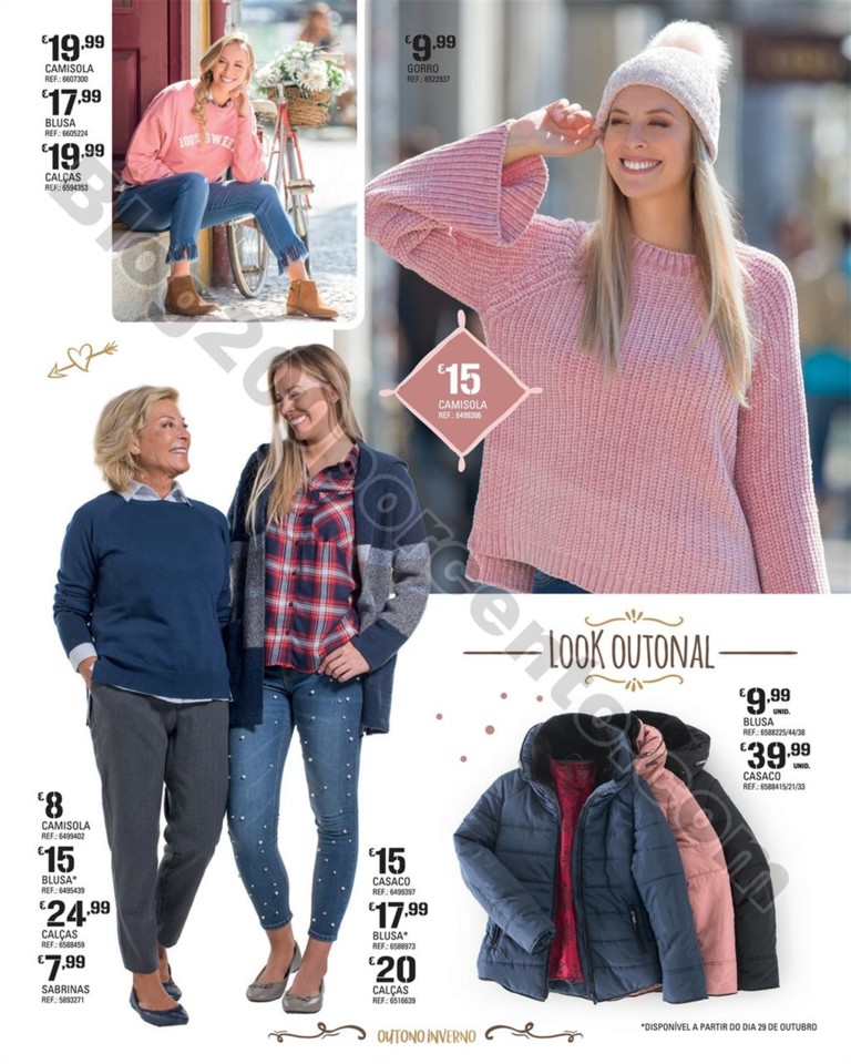 Antevisão folheto CONTINENTE Moda outono - invern