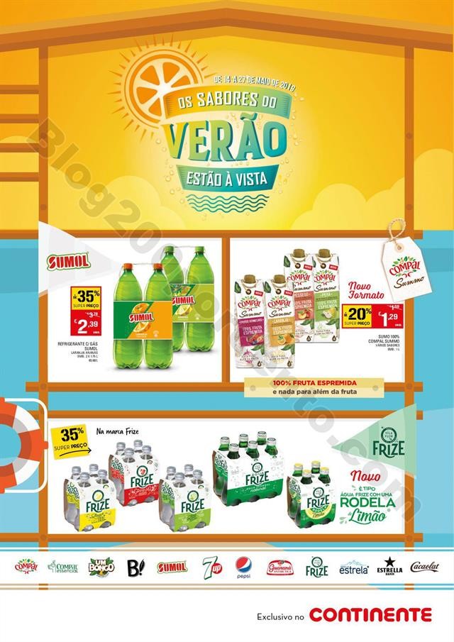 Antevisão Folheto CONTINENTE Sabores de verão pr