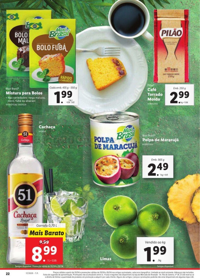 Antevisão Folheto LIDL Promoções de 20 a 26 abr