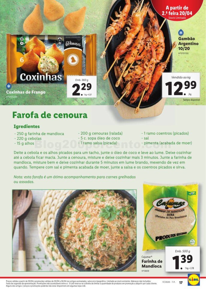 Antevisão Folheto LIDL Promoções de 20 a 26 abr