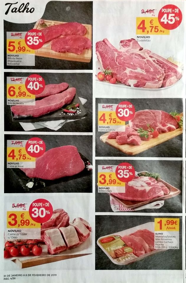 antevisao folheto Intermarche 31 janeiro a 6 fever