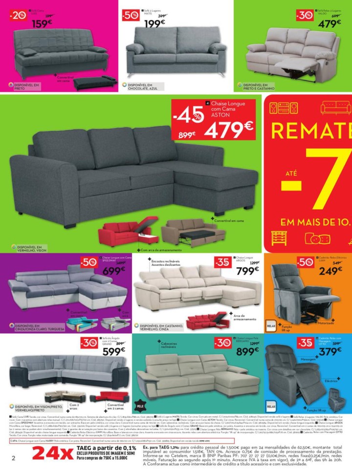 Antevisão Folheto Saldos CONFORAMA Promoções de