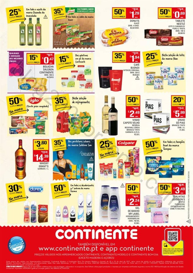 Antevisão Folheto CONTINENTE Fim de semana promo