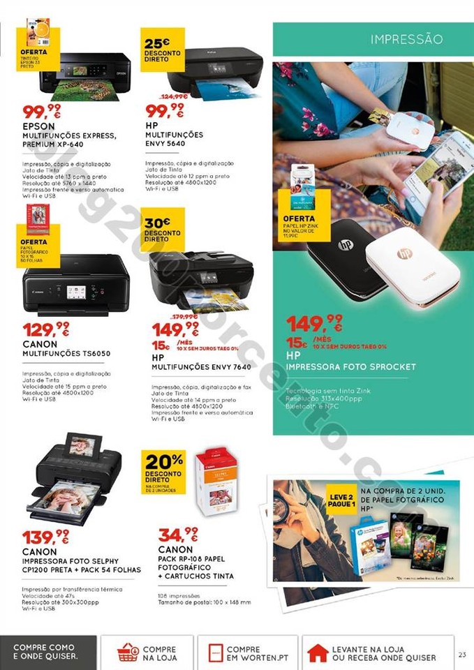 Antevisão Folheto Extra WORTEN Fotografia promoç