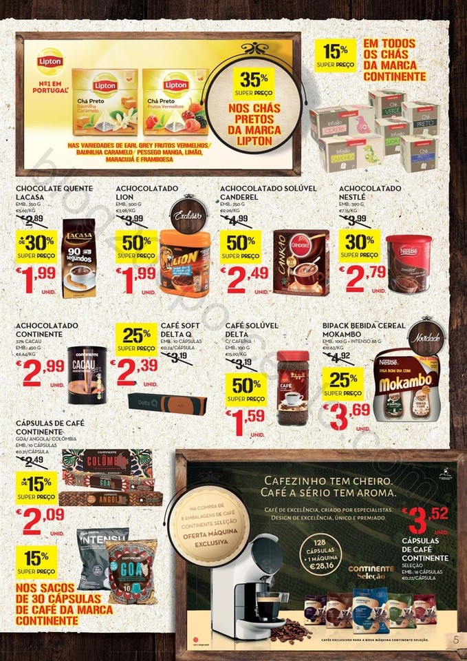 Antevisão Folheto CONTINENTE Doces Promoções de