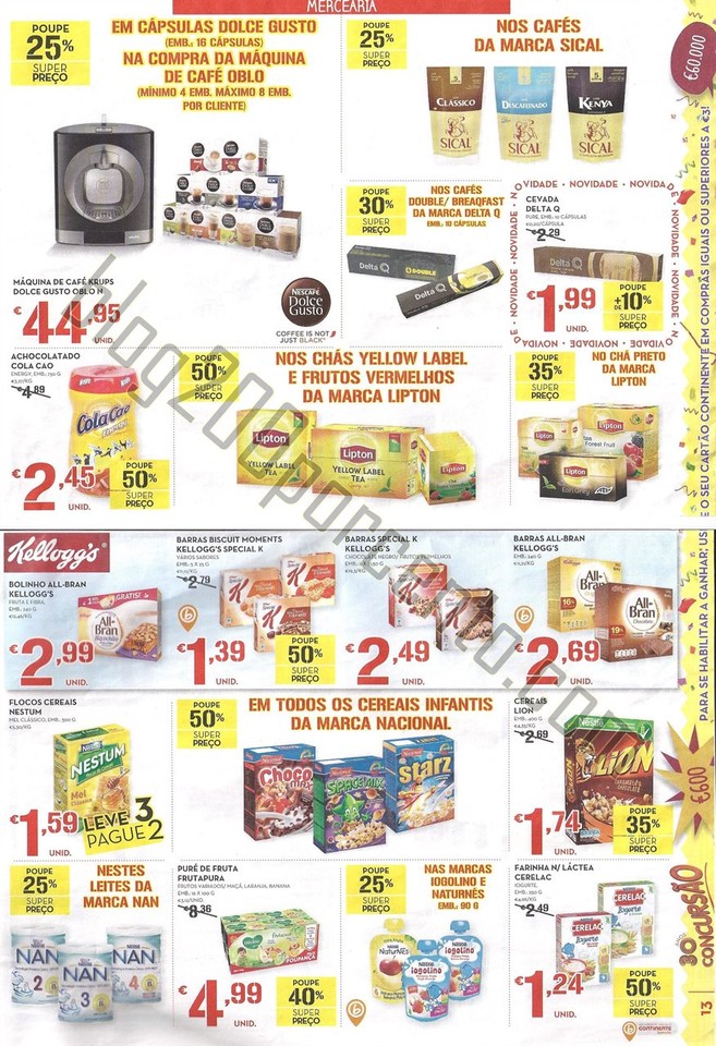 Antevisão Folheto CONTINENTE Promoções de 1 a 7