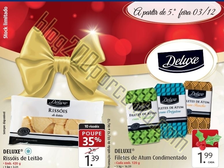 Antevisão Folheto LIDL Natal Deluxe promoções
