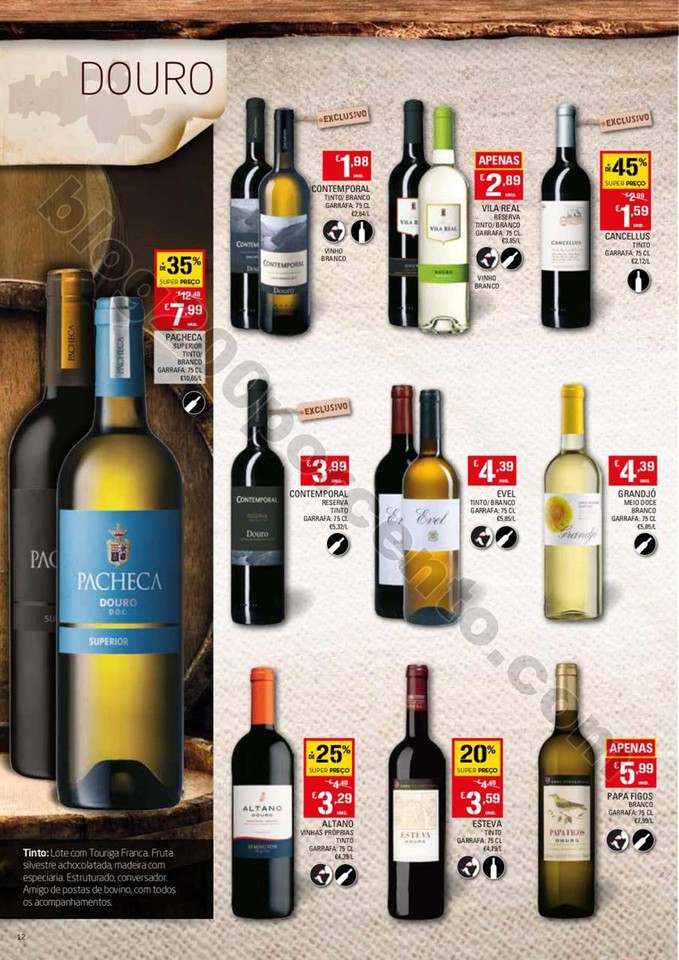 Antevisão Folheto CONTINENTE Vinhos promoções d