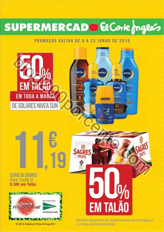 Novo Folheto EL CORTE INGLÉS Promoções de 9 a 2