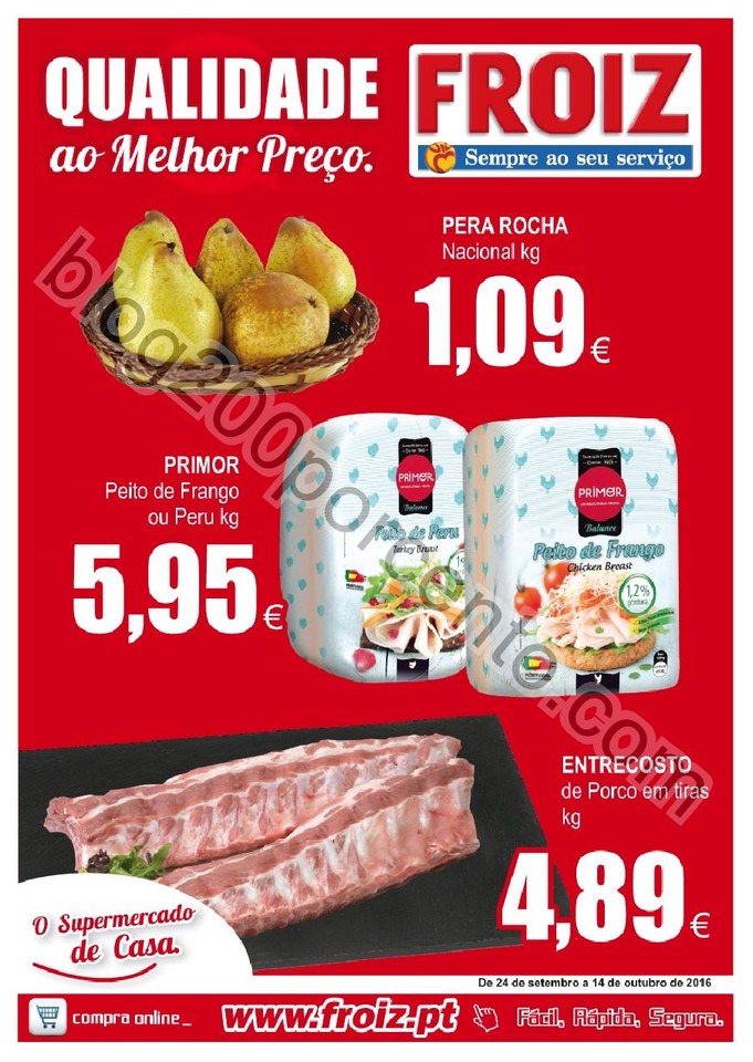 Novo Folheto FROIZ Promoções até 14 outubro p1.