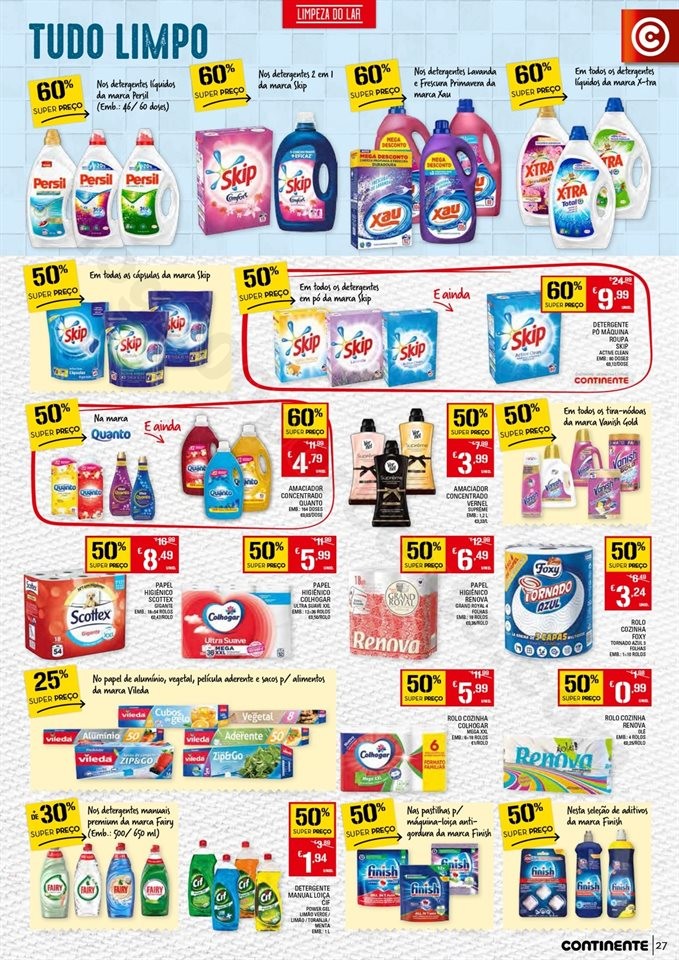 Antevisão Folheto CONTINENTE Promoções de 5 a 1