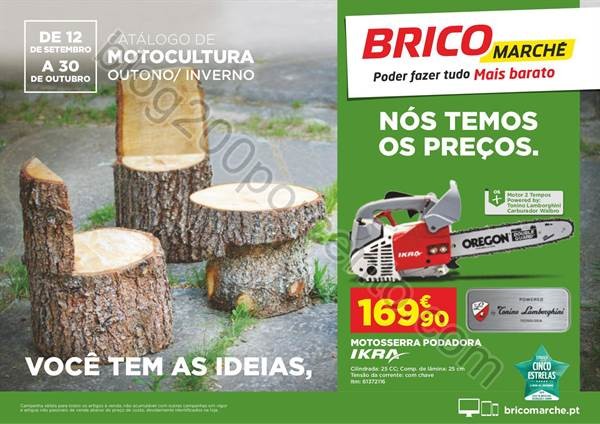 Novo Folheto BRICOMARCHÉ Promoções de 12 setemb