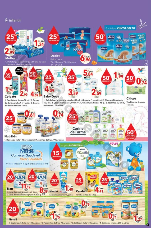 Antevisão Folheto CLAREL Promoções de 30 agosto