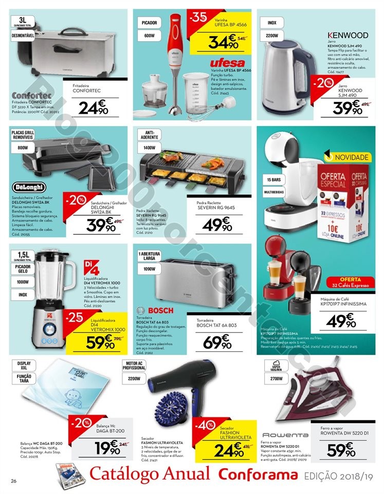 Antevisão Folheto CONFORAMA Promoções de 1 a 22