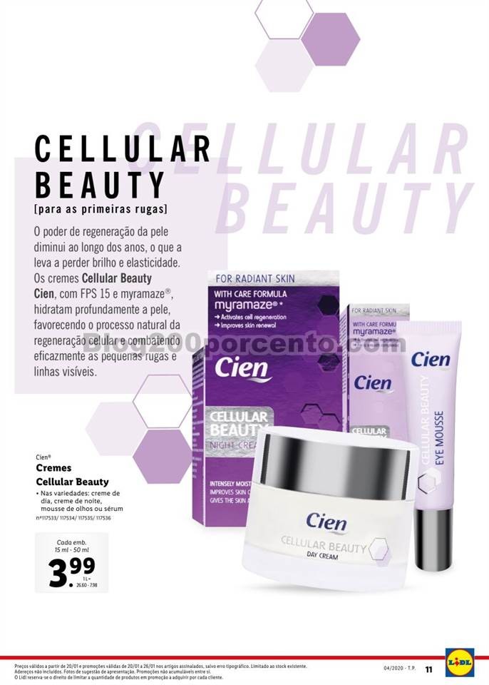 Antevisão Folheto LIDL Beleza Promoções de 20 a