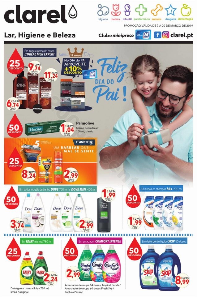 Antevisão Folheto CLAREL Promoções de 7 a 20 ma
