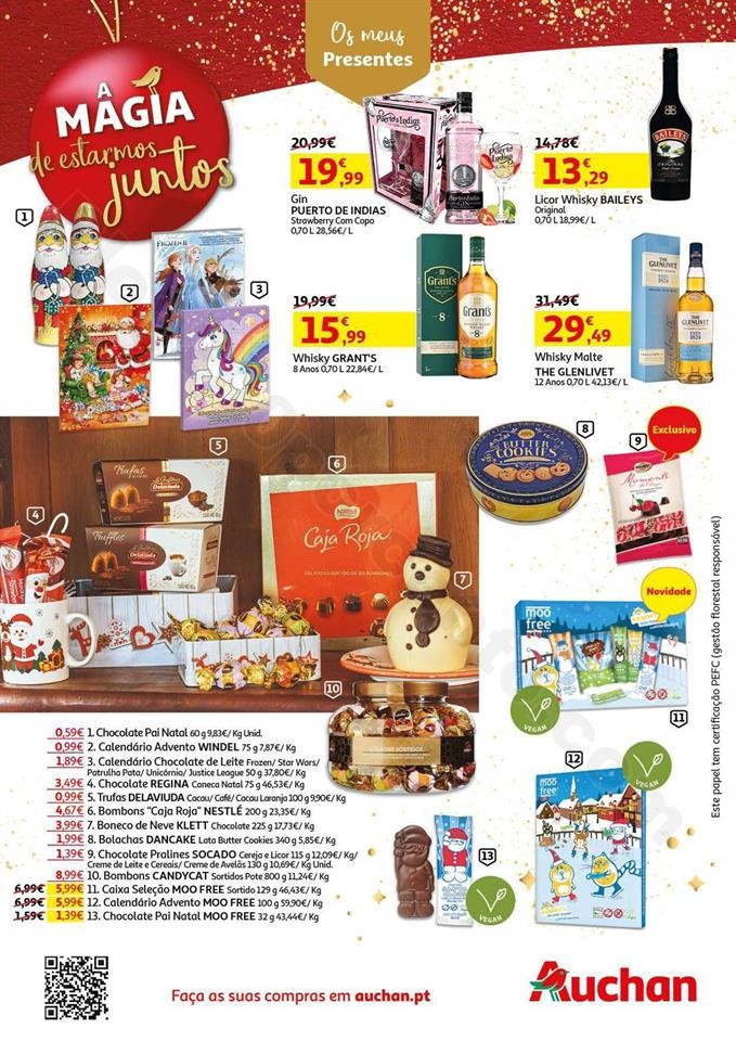 Antevisão Folheto AUCHAN Magia Natal Promoções 