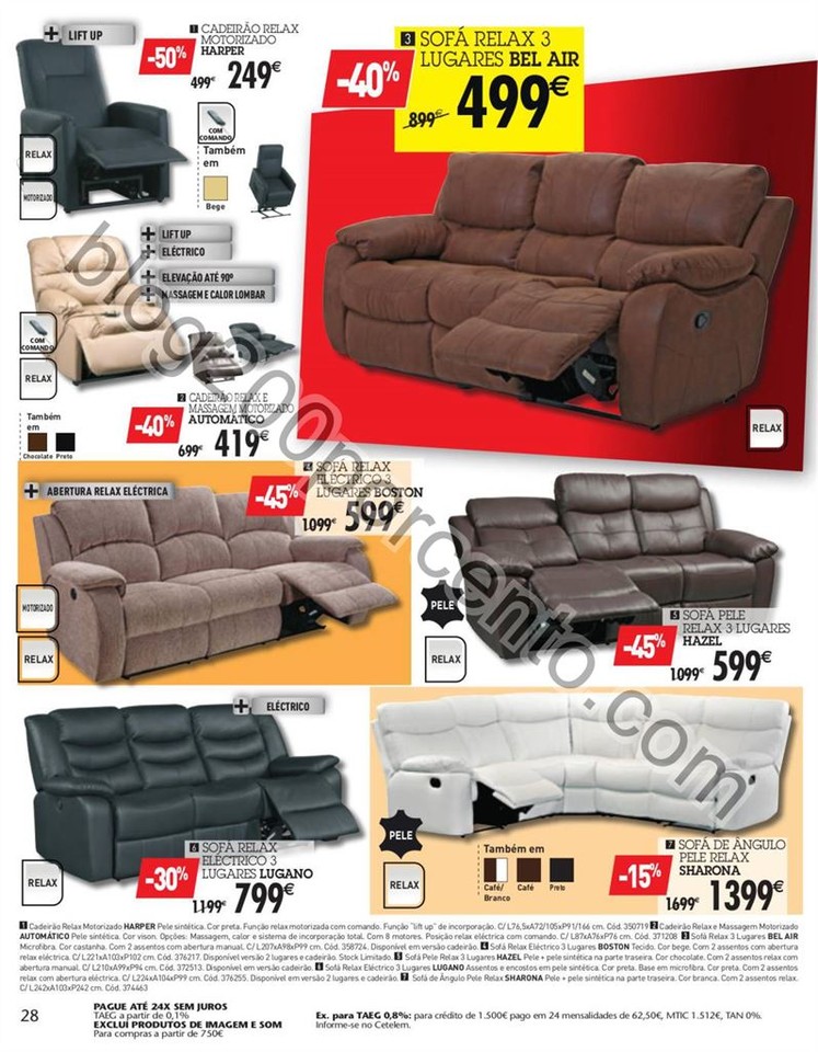 Antevisão Folheto CONFORAMA Promoções de 28 jul