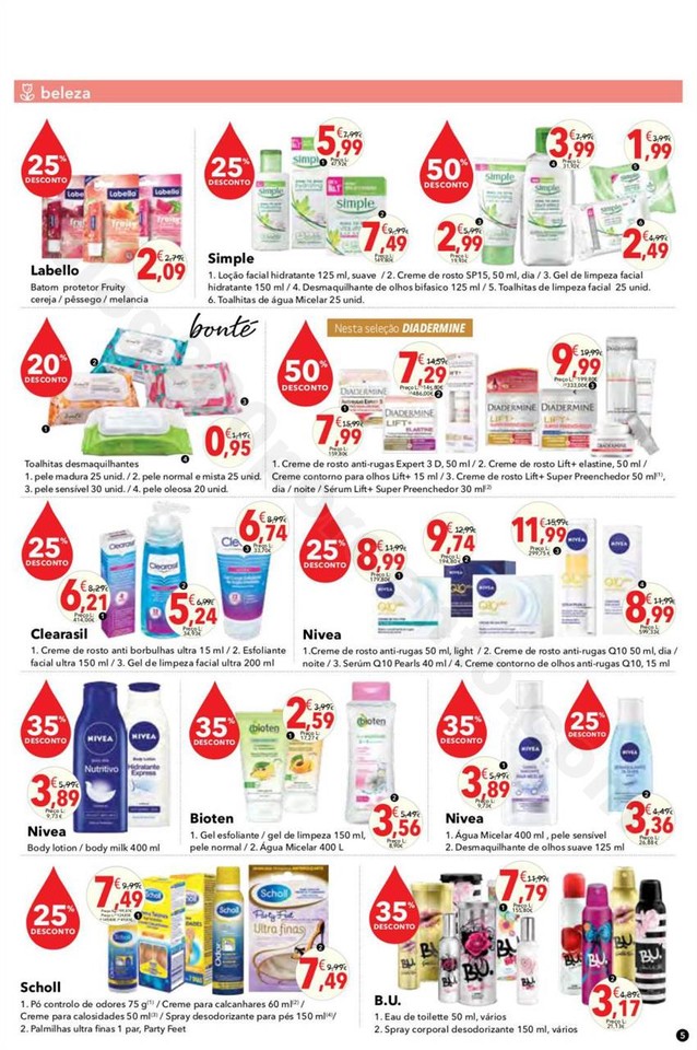 Antevisão Folheto CLAREL promoções de 5 a 18 ou