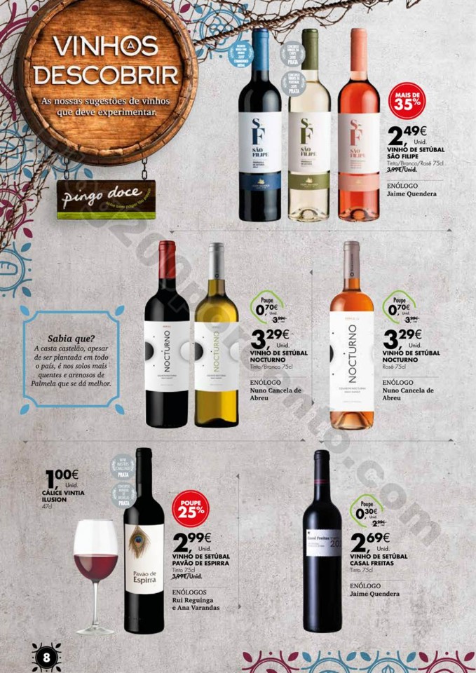 Antevisão Folheto PINGO DOCE Vinhos promoções d