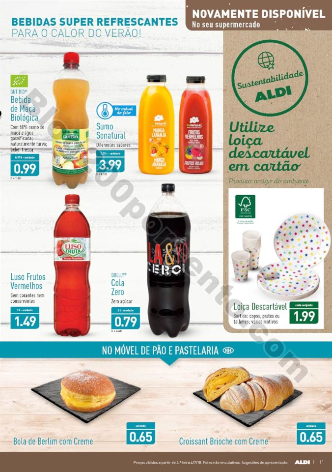 Antevisão Folheto ALDI Promoções a partir de 4 